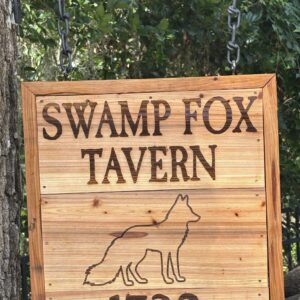 Double-Sided Swamp Fox Tavern Sign